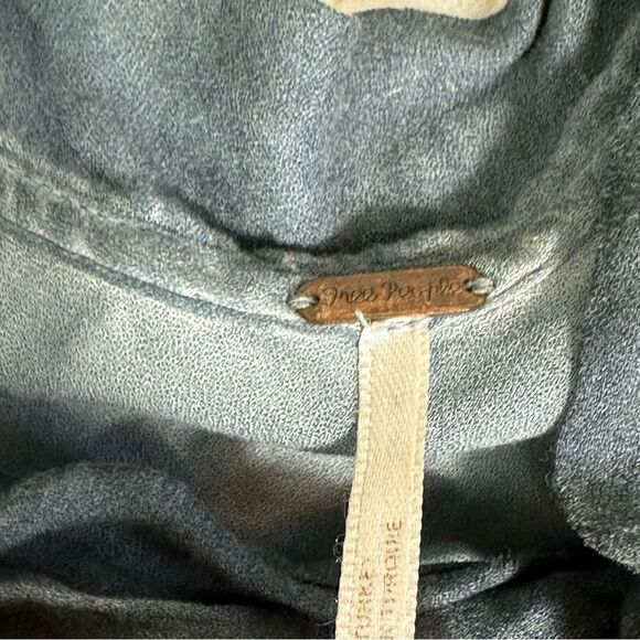 Free People Denim Blue Sleeveless Blouse - Picture 5 of 10